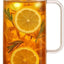 Jarra vidrio borosilicato 2L con tapa y boquilla