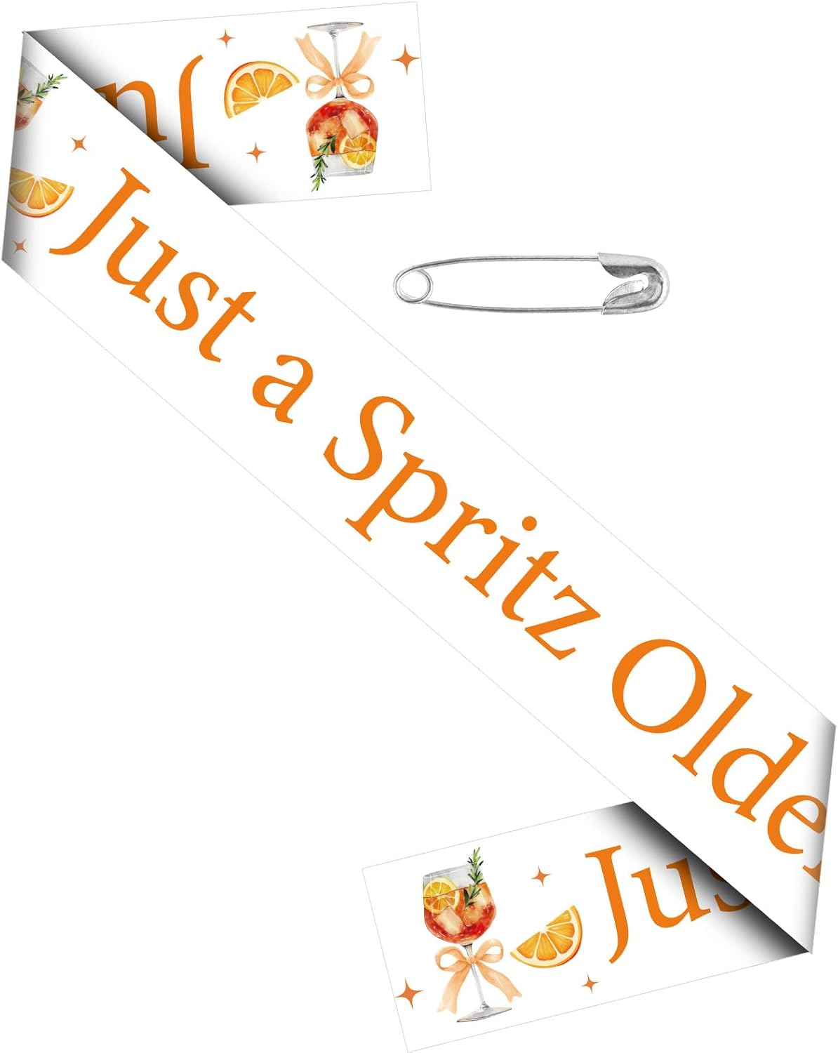 Estola Aperol Spritz para Cumpleaños Fiesta Cítricos