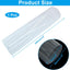 Tubo rígido redondo transparente 76mm x 305mm poli