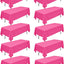 10 Manteles Poliéster Rosa 60x126pulg para Mesa 8ft