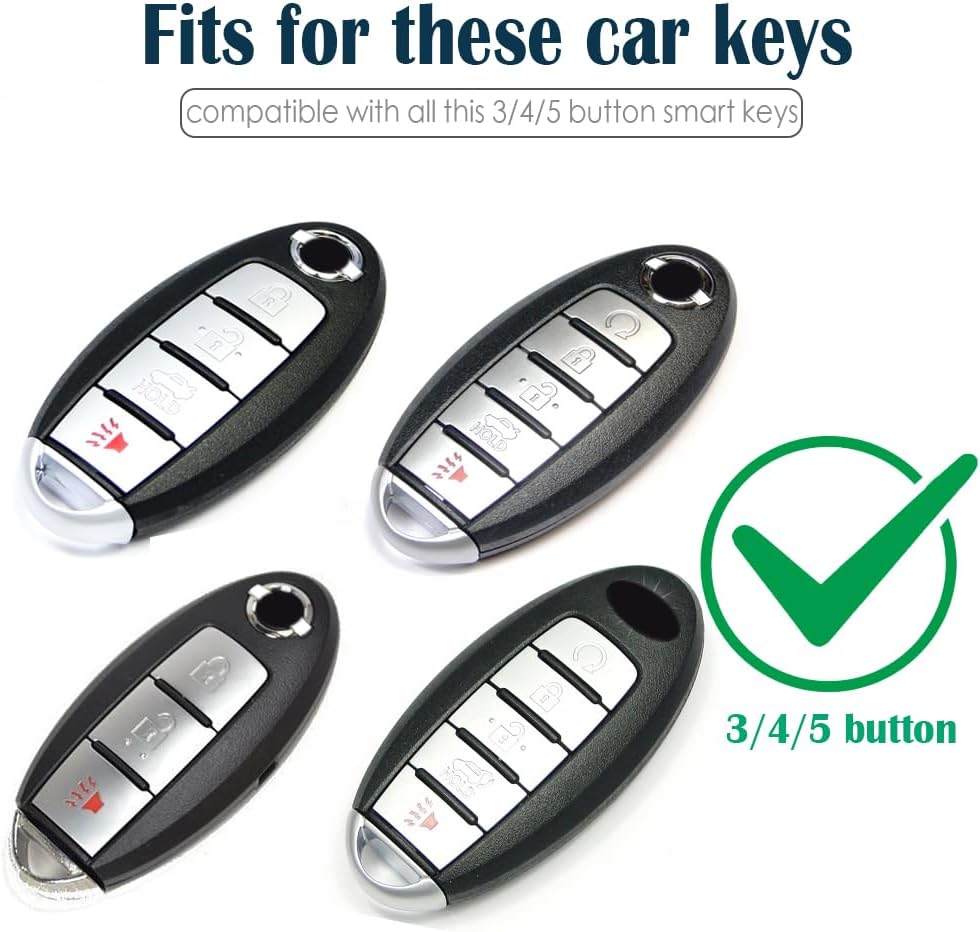 Funda llave 3/4/5 botones Nissan Rogue Altima Murano