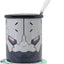 Set tazas anime Adam Smasher y posavasos Rebecca negras