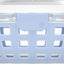 Recipiente vidrio 5 tazas tapa hermética azul