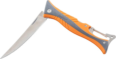 Cuchillo filete flexible plegable 4pulg acero inox verde