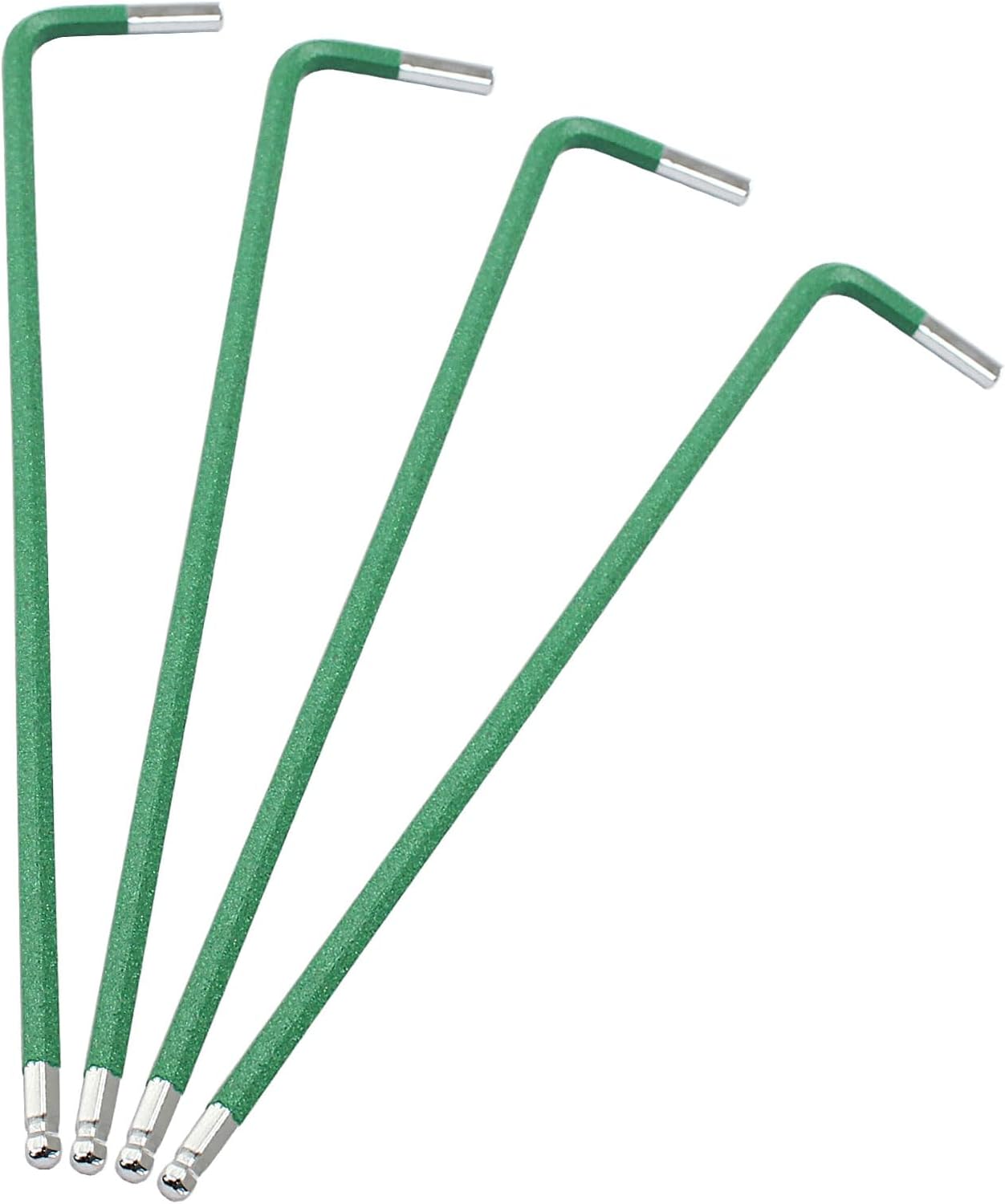 4 Llaves hex L 0.098pulg S2 acero herramienta reparación bicicleta