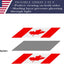 Bandera Canadiense Doble Cara 3x5pulg Correa Blanca 2 Ojales