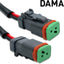 Conectores enchufe 2 pines extensión cable LED
