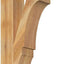 Soporte aserrado Balboa cedro rojo 4x16x28"