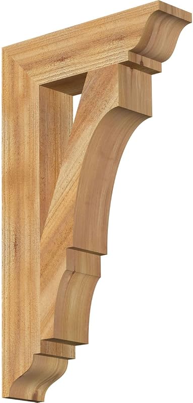 Soporte aserrado Balboa cedro rojo 4x16x28"