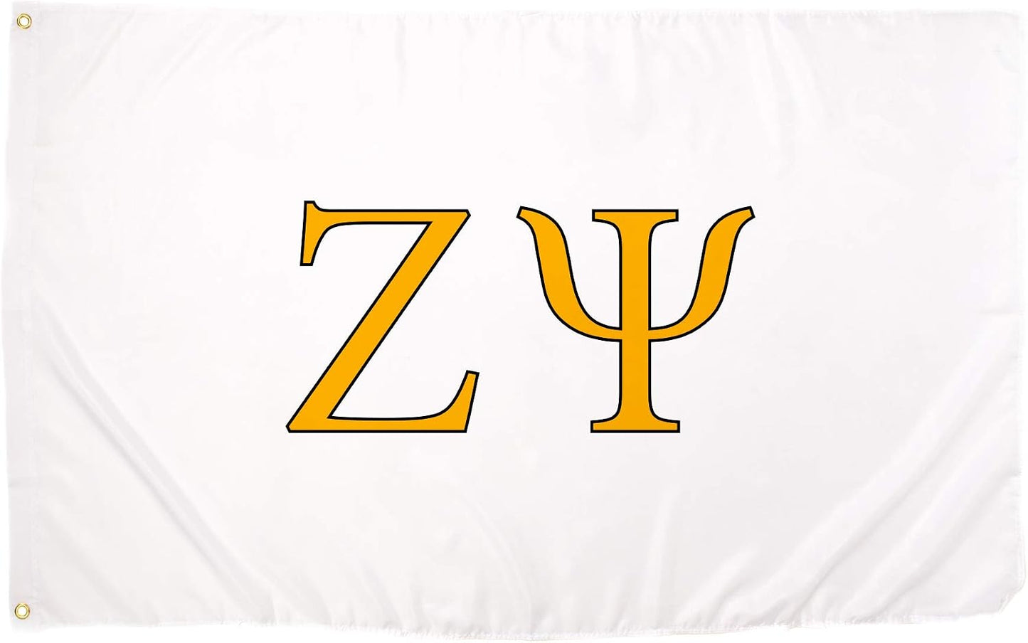 Letrero Zeta Psi 3x5ft decorativo