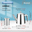 Tetera acero inox doble pared infusor filtro