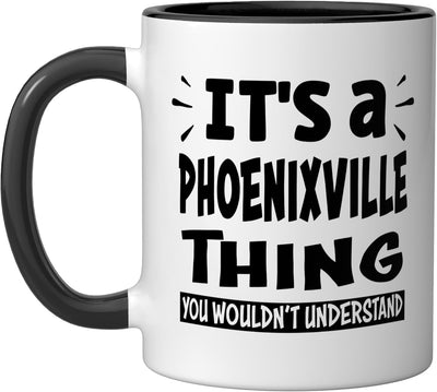 Taza cerámica Phoenixville Trip Lover Thing You Wouldn't Understand Negro/Blanco