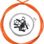 Conjunto cambio bicicleta cable naranja