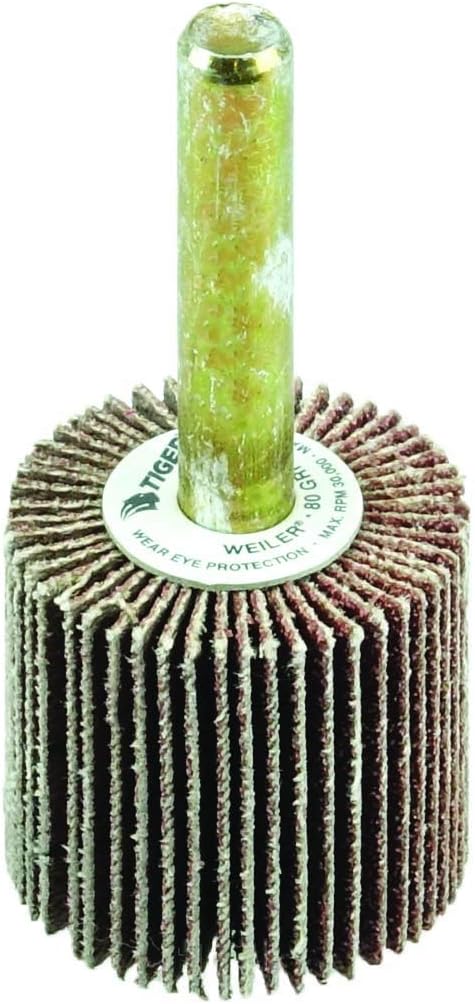 Rueda solapa abrasiva 1x1 1/4 80AO rojo pack 10