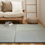 6 Alfombrillas Tatami Portátiles Ligeras 32.3x32.3pulg Azul