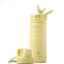 Botella acero inox 18oz con 2 tapas a prueba de fugas