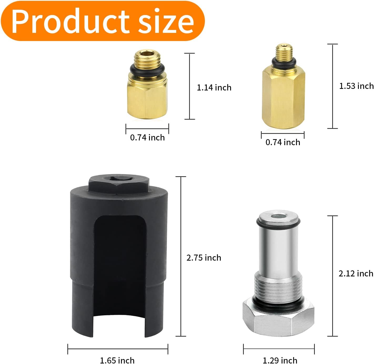 Set enchufe válvula IPR 6.0 adaptadores riel aceite