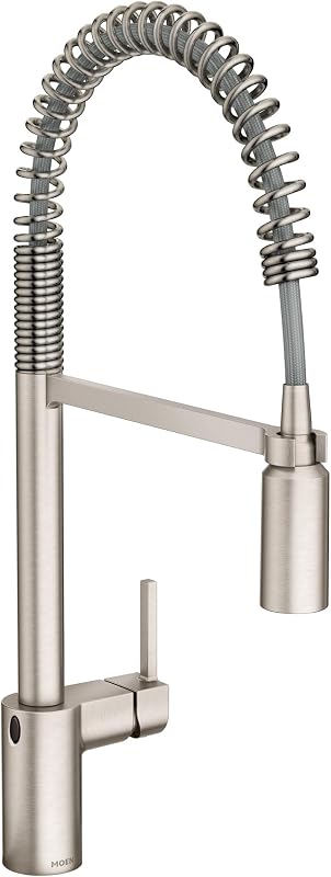 Grifo cocina Moen Align Spot Resist acero inox sensor