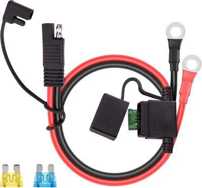 Conector batería SAE calibre 10 junta tórica 2 pines