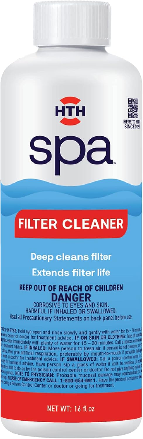 Limpiador filtro spa 16oz prolonga vida útil