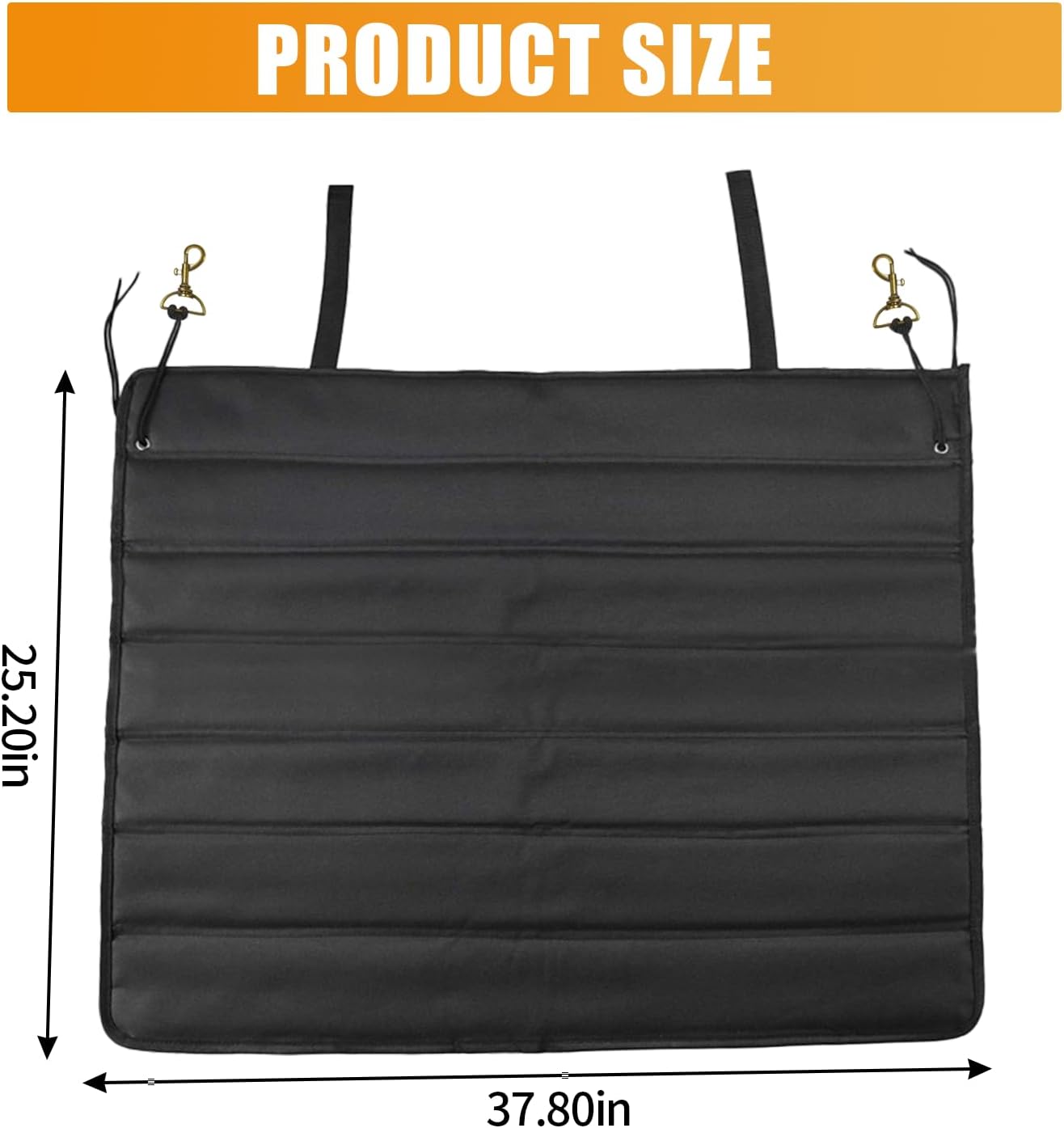 Protector parachoques trasero 37.8x25.2" plegable maletero