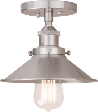 Lámpara techo vintage pantalla metal para pasillo loft