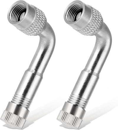 Extensor válvula neumática 2uds latón 90grados universal