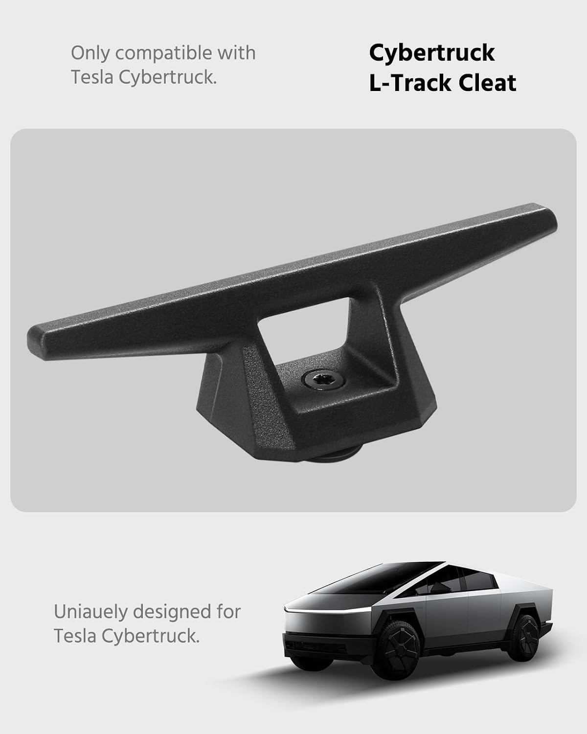 Garra riel cama Tesla Cybertruck aluminio fundido
