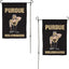 Bandera jardín poliuretano 19x12pulg Purdue Boilermakers