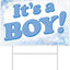 Estacas plástico texto It's A Boy decoración baby shower