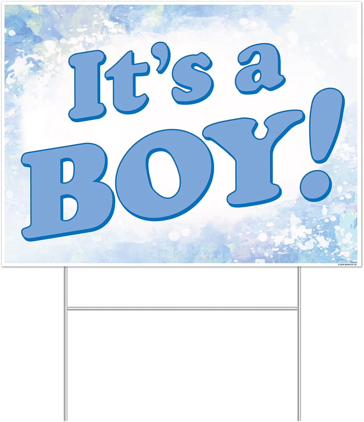 Estacas plástico texto It's A Boy decoración baby shower