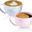 Set 2 Tazas Café Mr and Mrs 20oz Cerámica Mármol