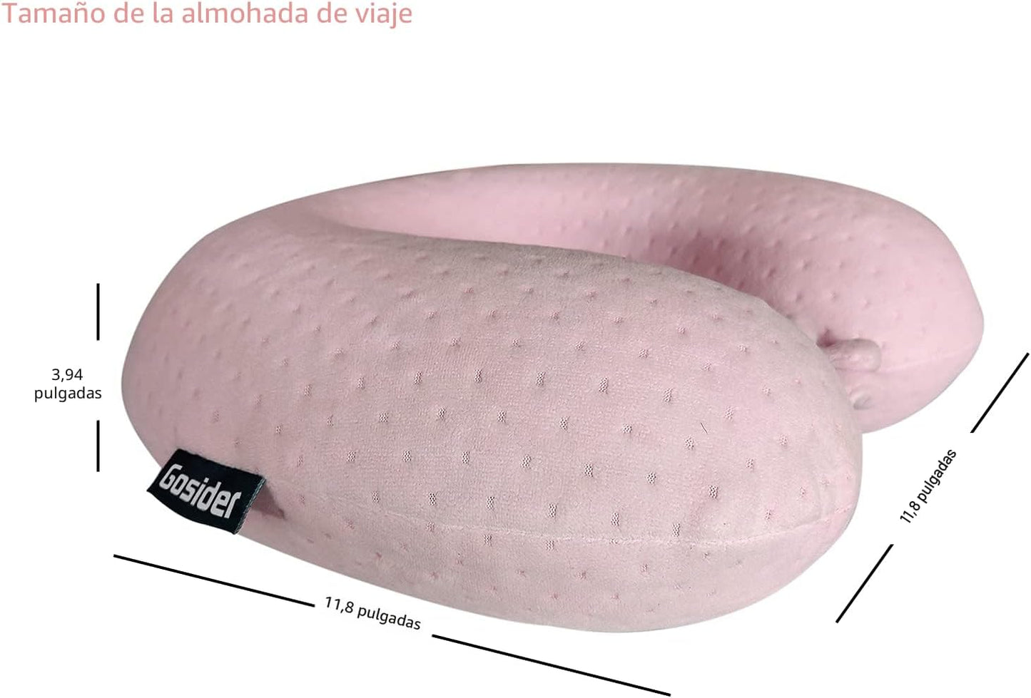 Almohada cervical en U espuma viscoelástica