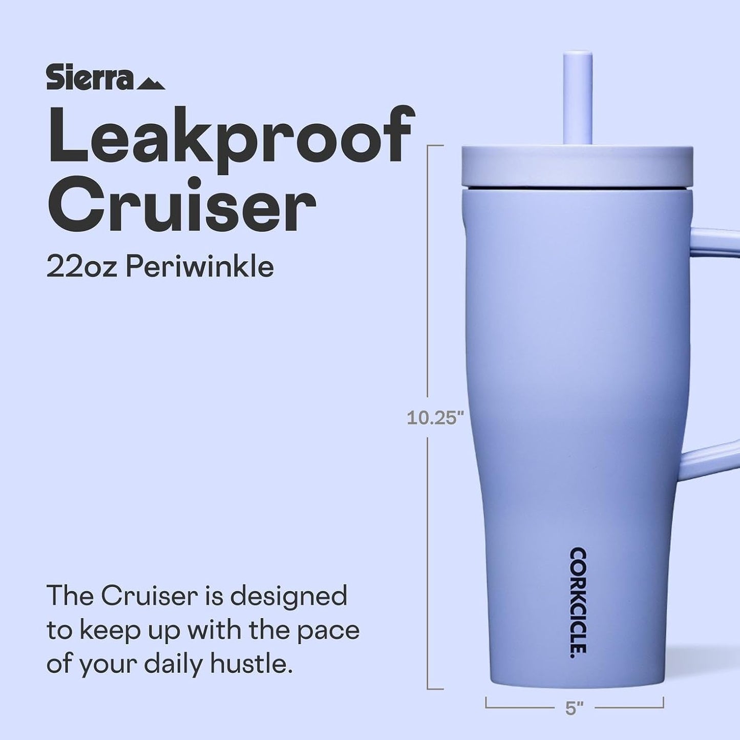 Vaso térmico aislado asa 20h frío tapa doble