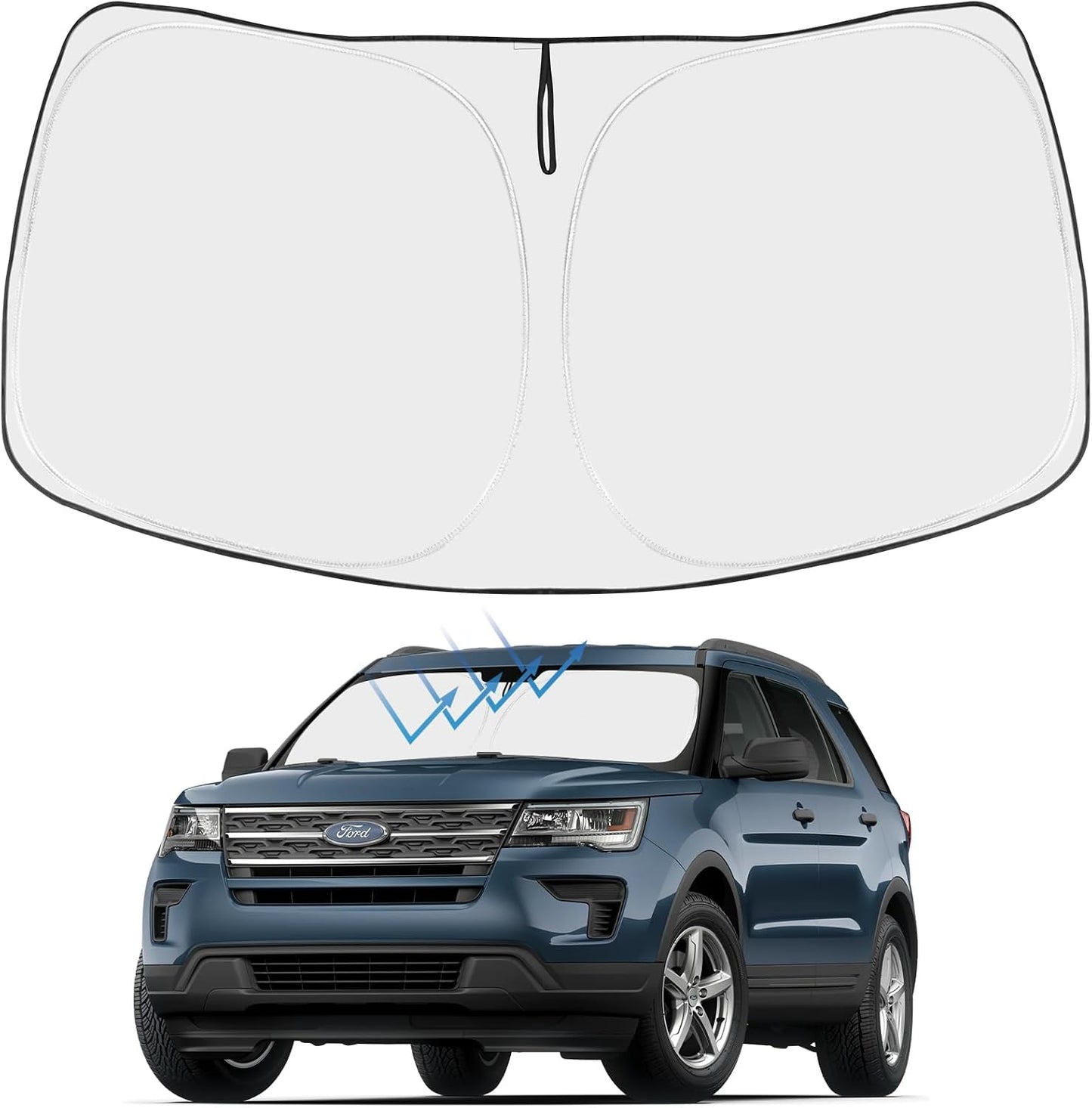 Parasol plegable para Ford Explorer 2011-19 4 capas UV