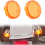2 Cubiertas Lente Luces Harley Sportster Touring 883 Amarillo