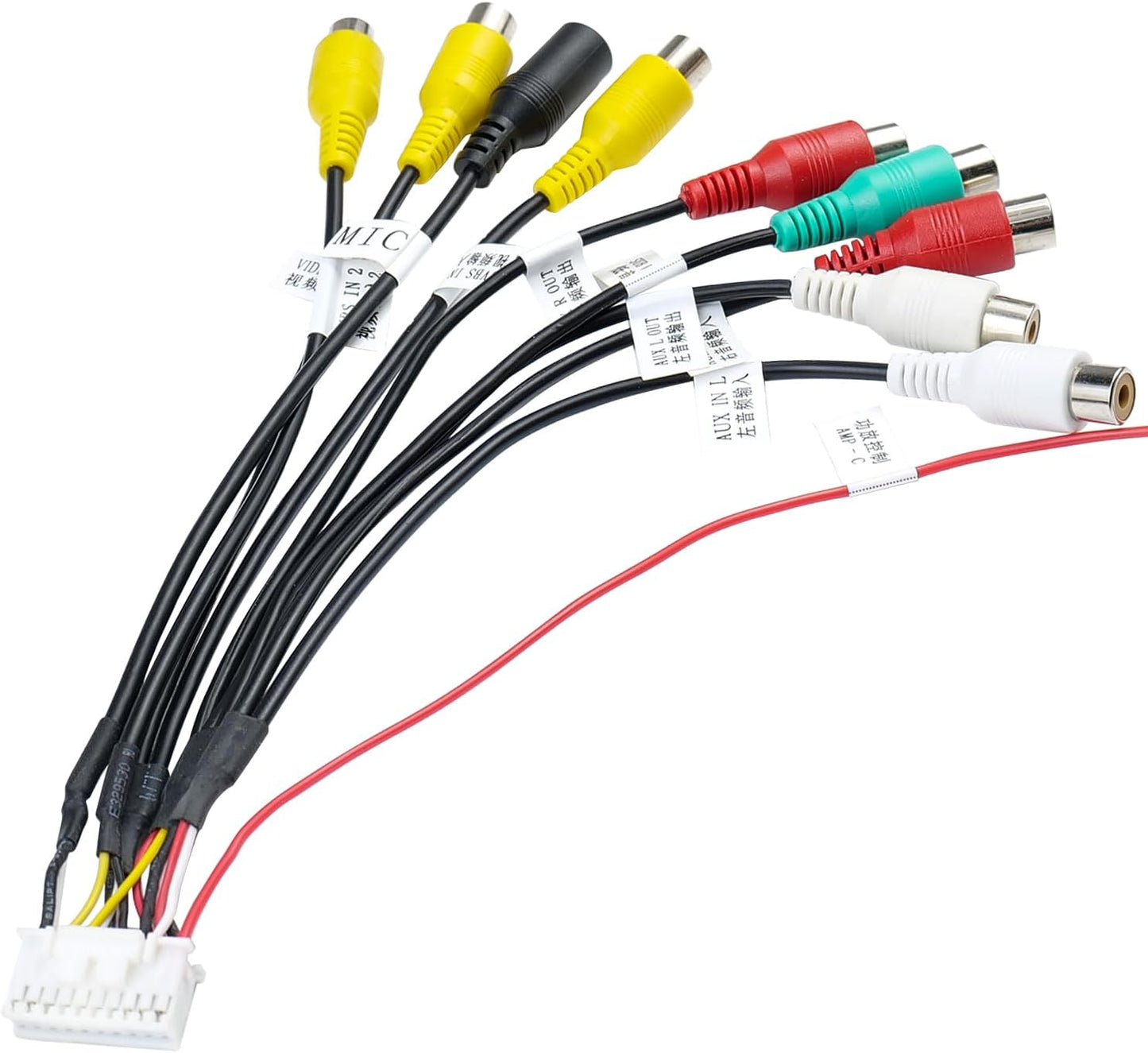Arnés RCA con adaptador 20 pines para estéreo Android