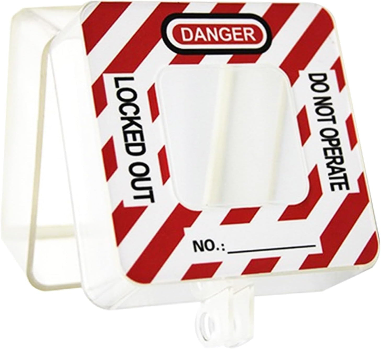 Funda botón emergencia transparente con recordatorio 2.72pulg