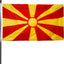 Bandera Macedonia 3x5ft poliéster ojales latón
