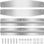 Pesas guardabarros 24" espejadas acero inox