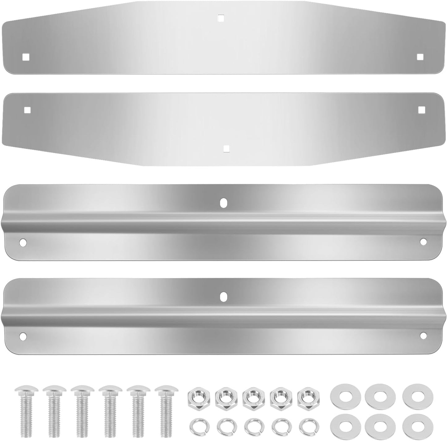Pesas guardabarros 24" espejadas acero inox