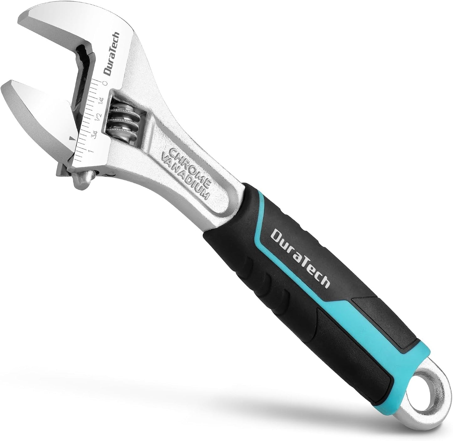 Llave ajustable acero cr-v 8pulg mandíbula ancha para hogar taller