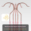 Perchas antideslizantes terciopelo rosa pack 50 duradero