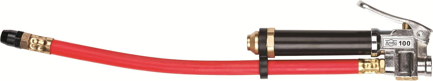 Inflador bayoneta 10-120 PSI manguera 12" recto