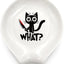 Soporte para cuchara de café de cerámica lindo regalo para amantes de gatos