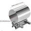 Abrazadera acero inox 2.0 4 Pzas para silenciadores