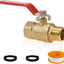 Válvula cierre manguera latón bola GHT 3/4 control agua
