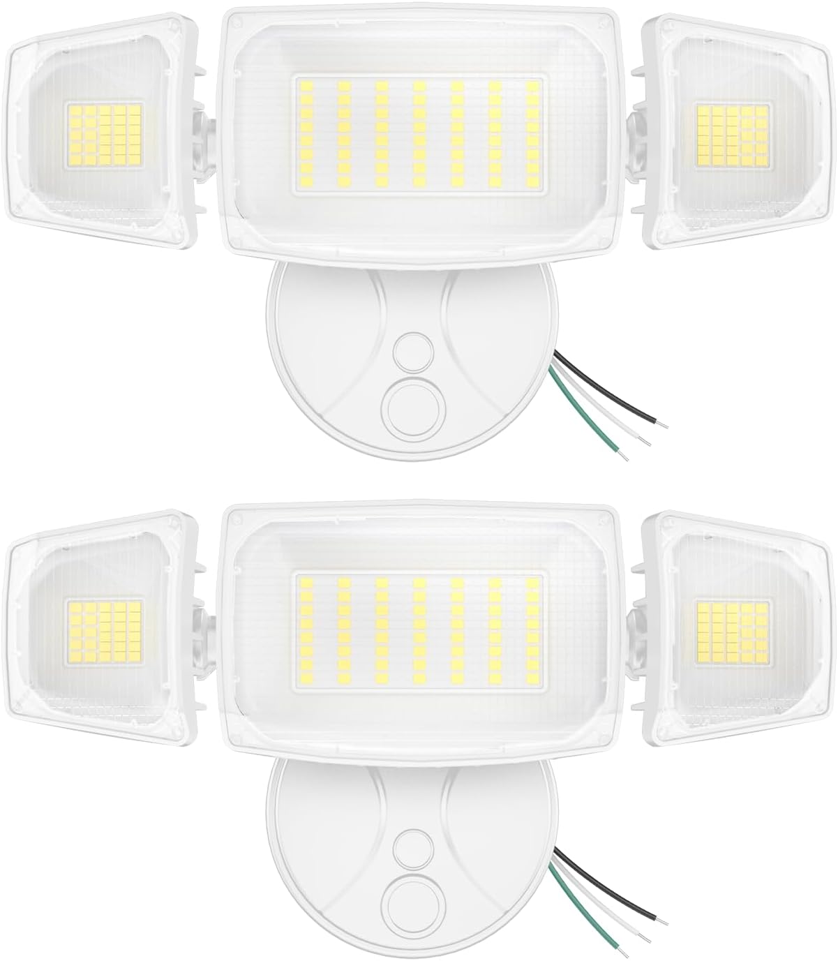 2 Luces Inundación Exterior 80W LED 8000lm IP65