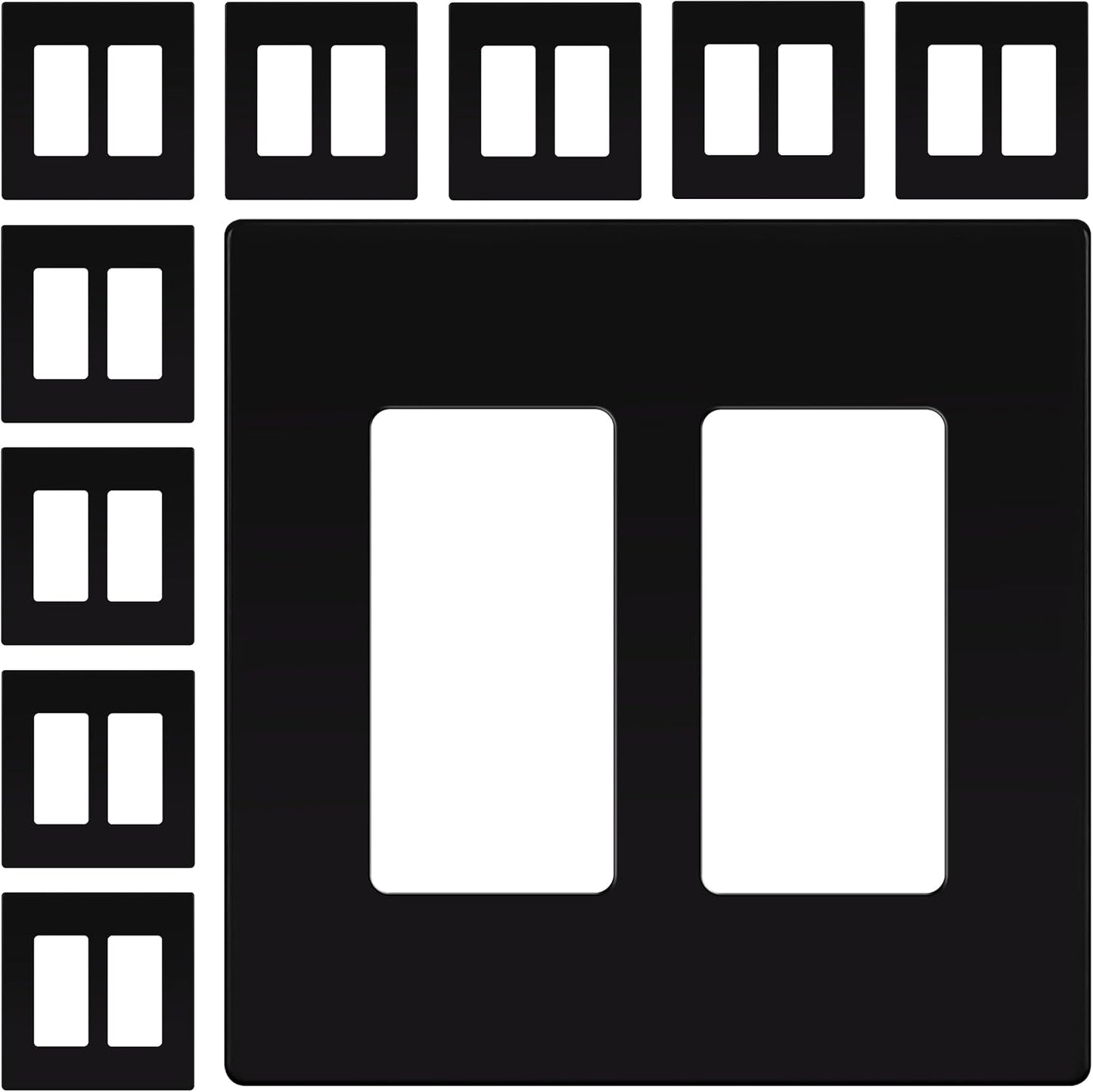 Placas decorativas pared seguras para niños 4.73pulg negro