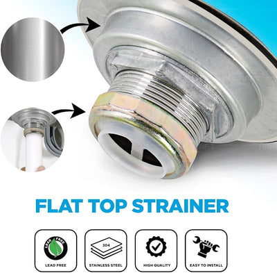 Colador ducha acero inox 97I3 para autocaravana y fregaderos
